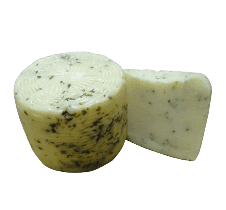 Formaggio pecorino fresco con erba cipollina